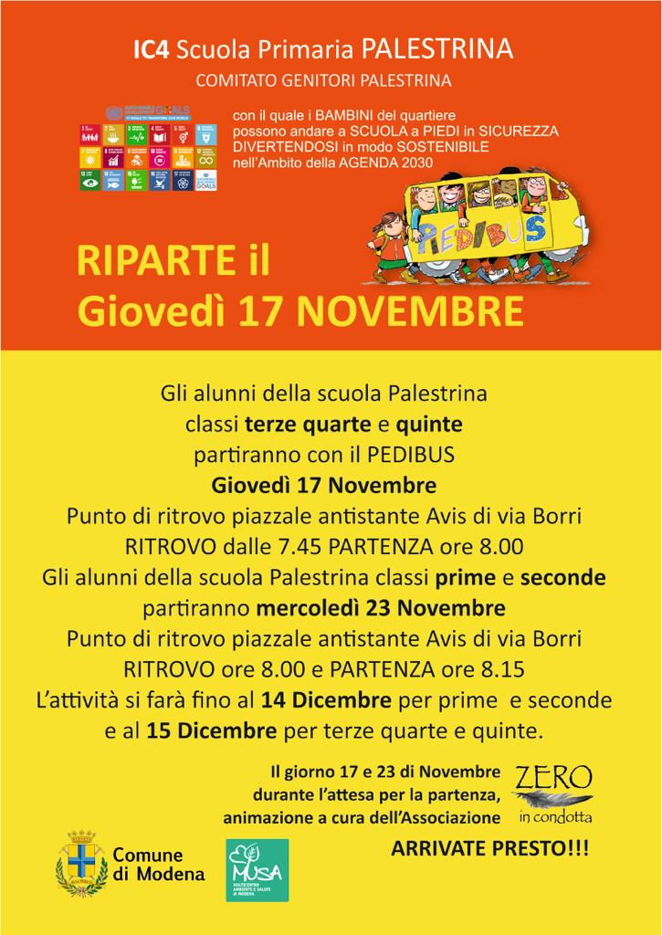 Scuola Palestrina Riparte Il Pedibus