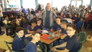 La squadra di matematica con l'allenatore